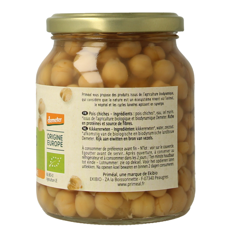 Primeal Kikkererwten demeter bio 350 Gram