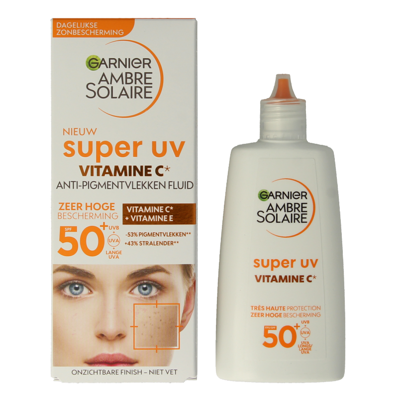 Ambre Solaire Fluid vitamine C super UV SPF50+ 40 Milliliter