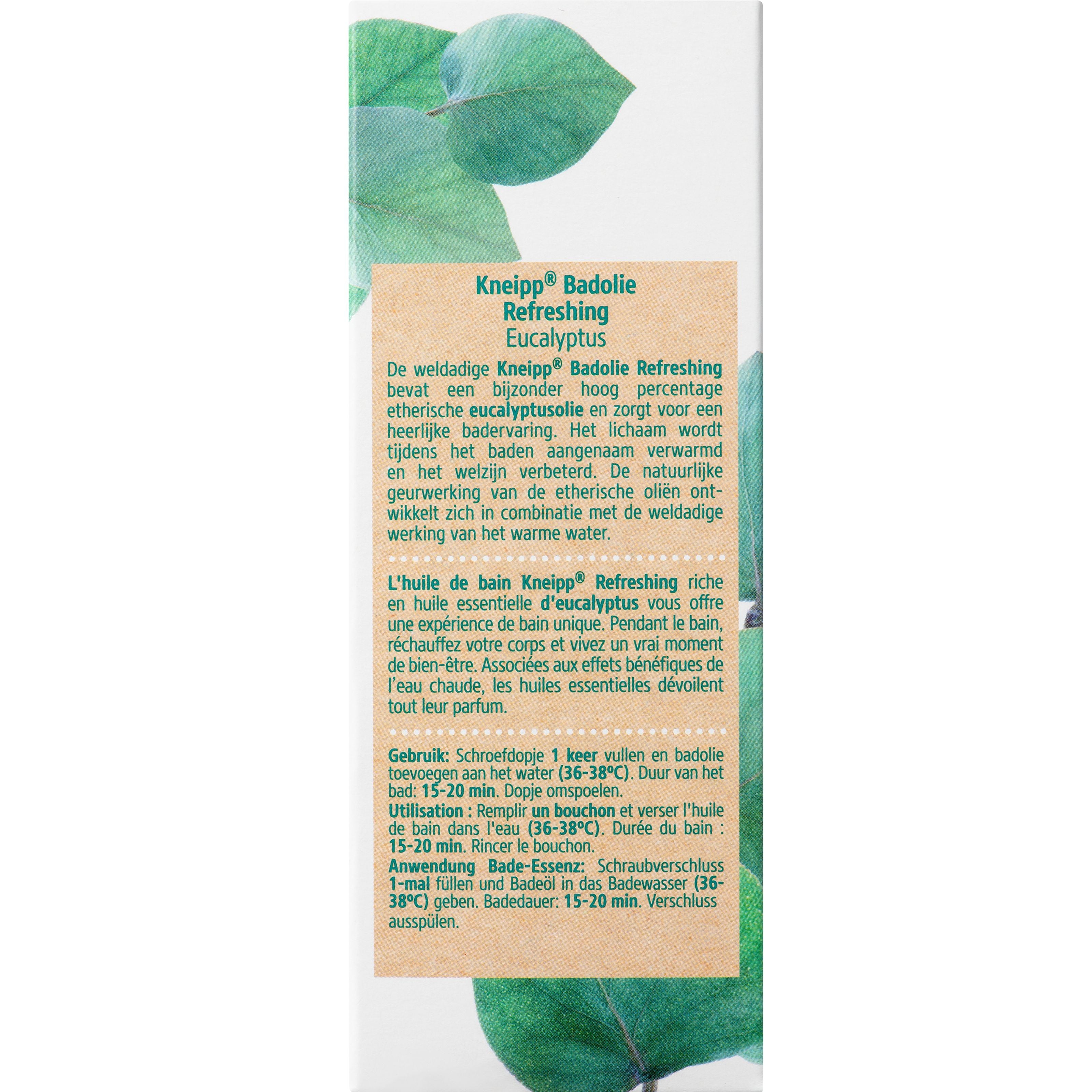 Kneipp Refreshing badolie eucalyptus 100 Milliliter