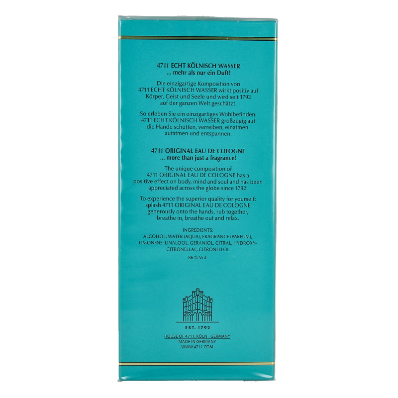 4711 Eau de cologne flacon 300 Milliliter
