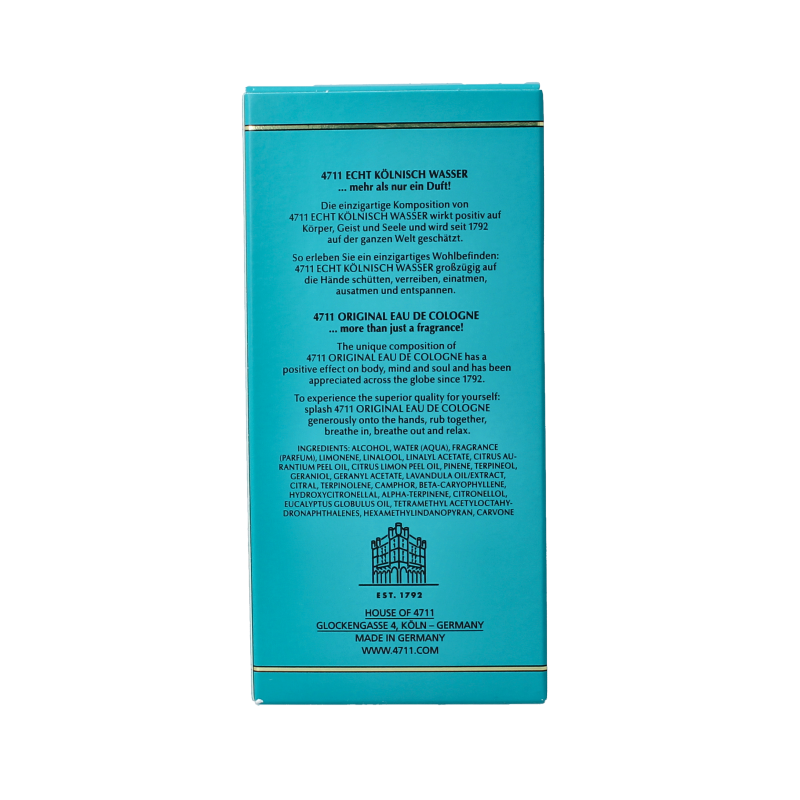 4711 Eau de cologne molanus bottle 100 Milliliter