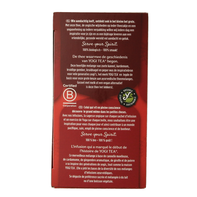 Yogi Tea Classic chai bio 17 Zakjes