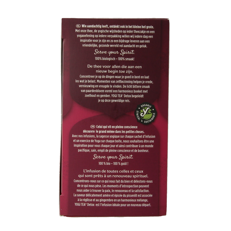 Yogi Tea Detox bio 17 Zakjes