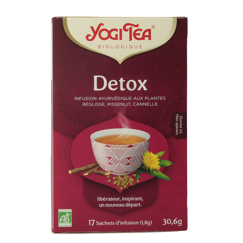 Yogi Tea Detox bio 17 Zakjes