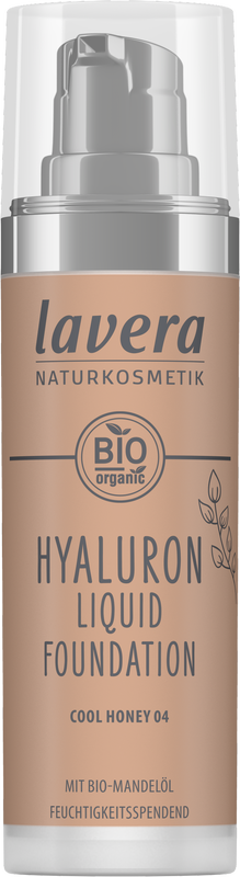 Lavera Hyaluron liquid foundation cool honey 04 bio 30 Milliliter