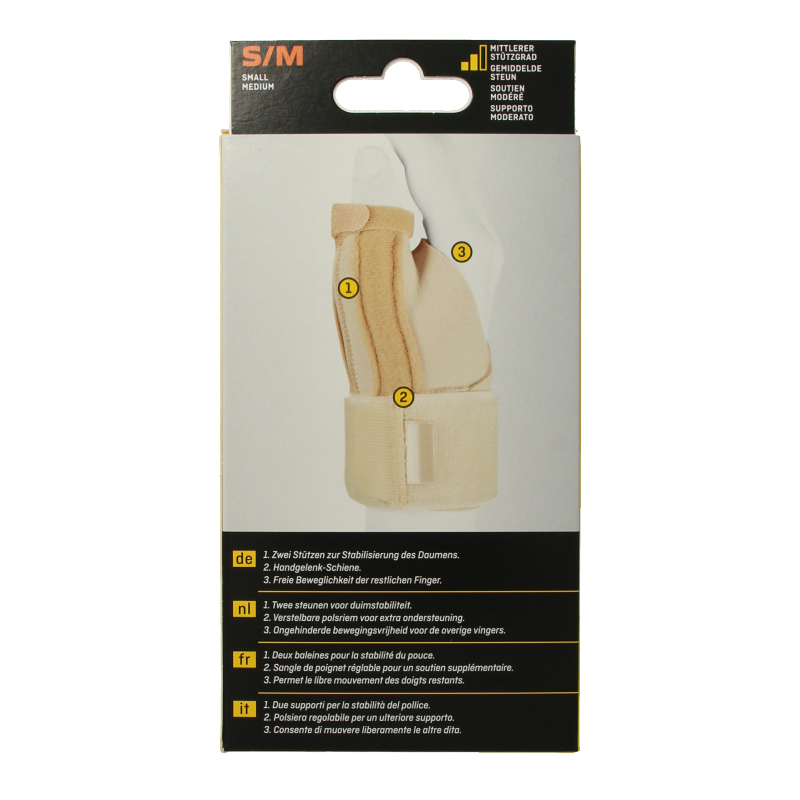 Futuro Deluxe duimspalk maat S/M 1 Stuks