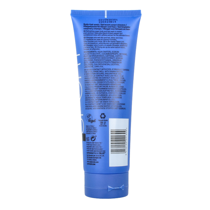 Superdry Sport RE:start body + hair wash 250 Milliliter