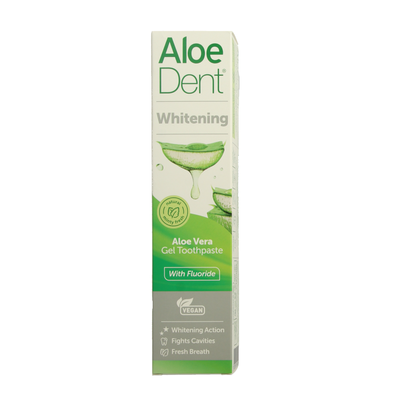 Aloe Dent Tandpasta aloe vera whitening with fluor 100 Milliliter