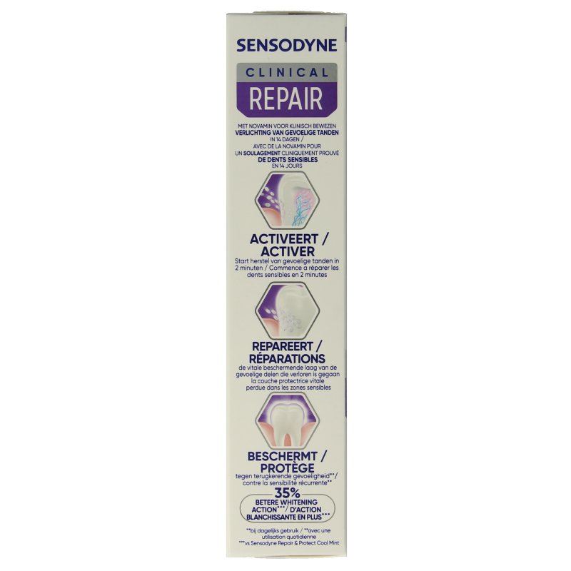 Sensodyne Tandpasta clinical repair active white 75 Milliliter