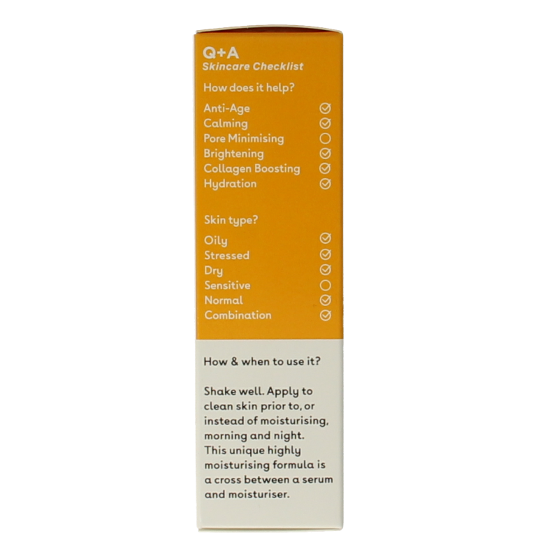 Q+A Vitamine C brightening serum 30 Milliliter