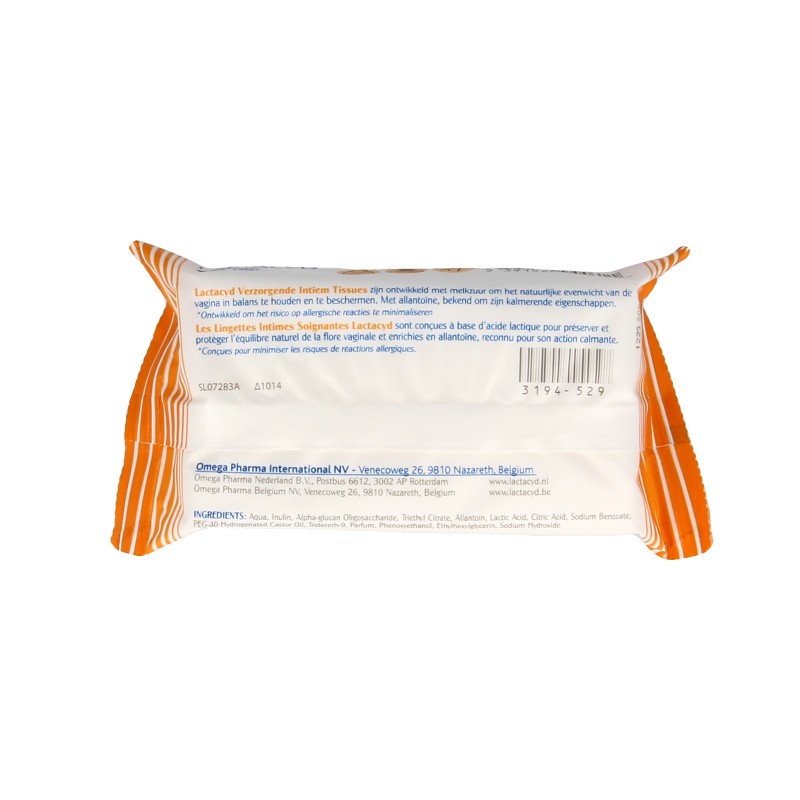 Lactacyd Tissues verzorgend 15 Stuks