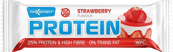 Max Sport Proteine bar strawberry 60 Gram