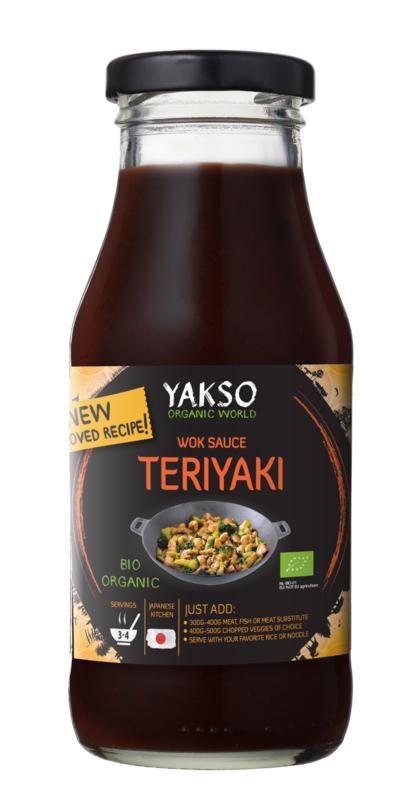 Yakso Woksaus teriyaki bio 240 Milliliter
