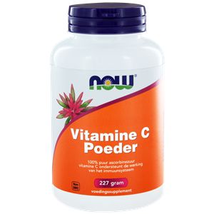 NOW Vitamine C poeder ascorbinezuur 227 Gram
