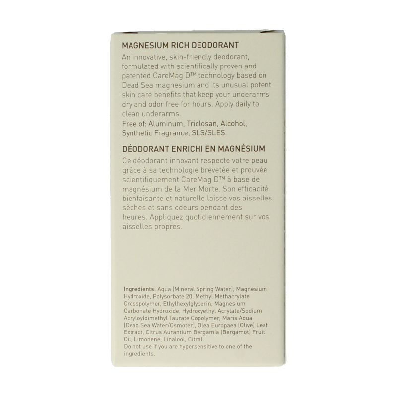 Ahava Deodorant women magnesium rich 50 Milliliter