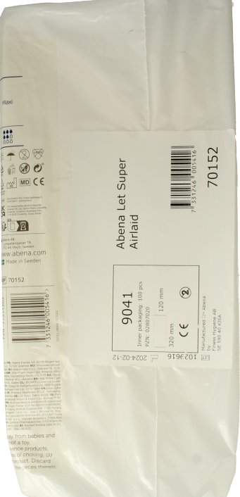 Abena Let super airlaid 100 Stuks