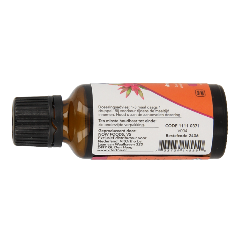 NOW Vitamine D3 druppels 1000IE 30 Milliliter