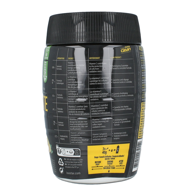 Isostar Hydrate & perform lemon 400 Gram