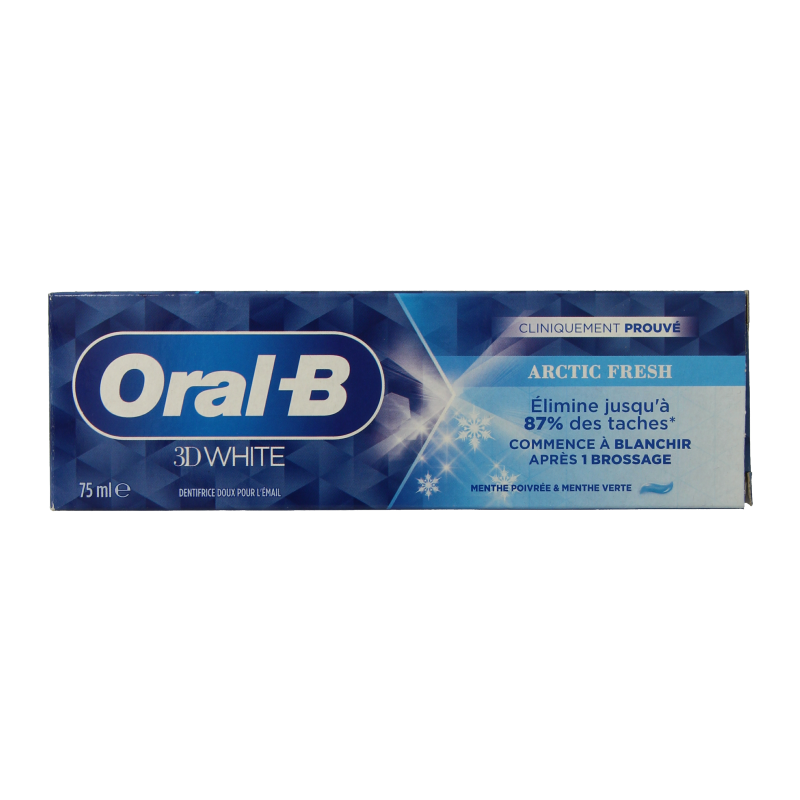 Oral B Tandpasta 3D white arctic fresh 75 Milliliter