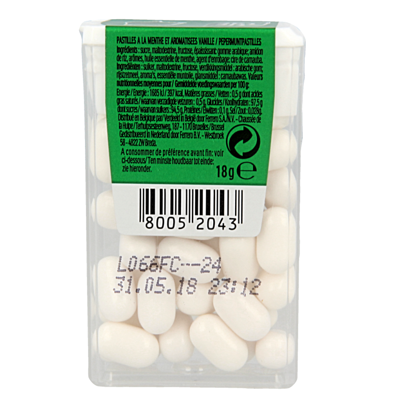 Tic Tac Mint 18 Gram