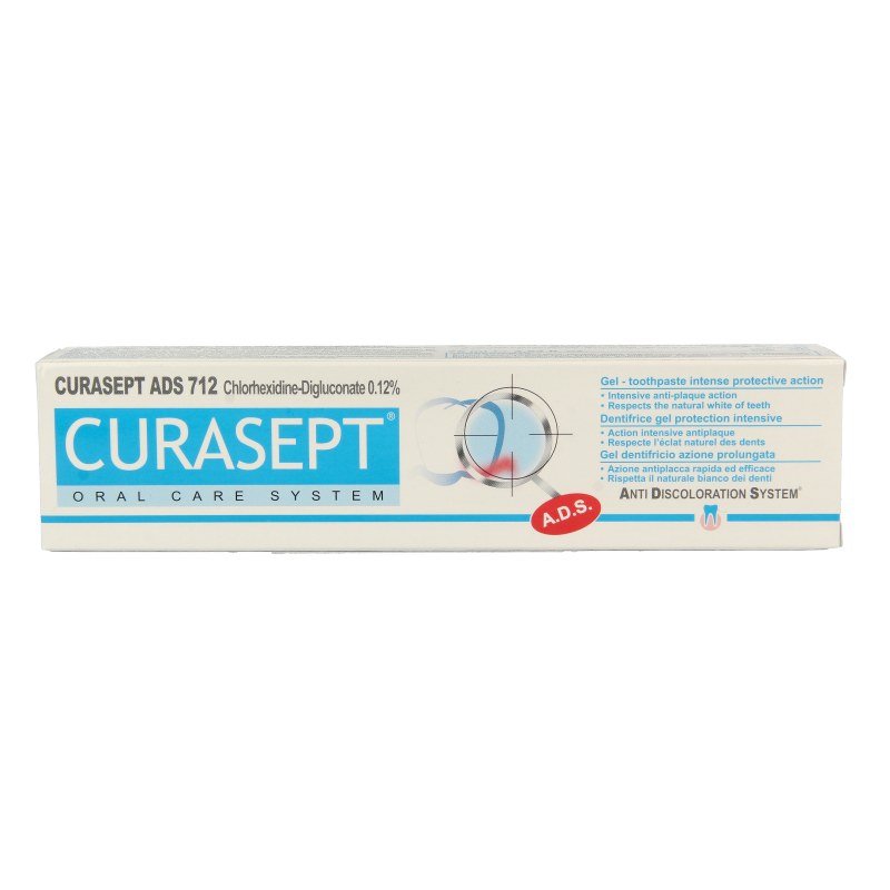 Curasept ADS Gel-tandpasta - 0,12% chloorhexidine 75 Milliliter