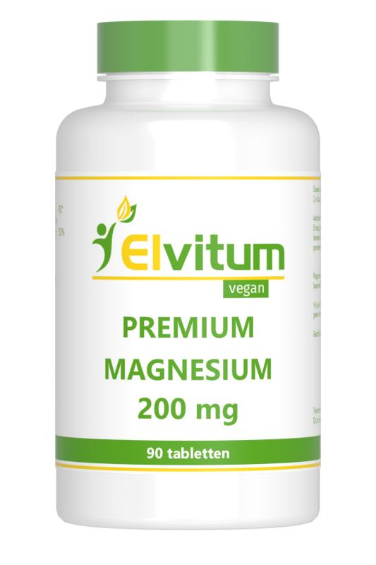 Elvitum Magnesium 200mg premium 90 Tabletten