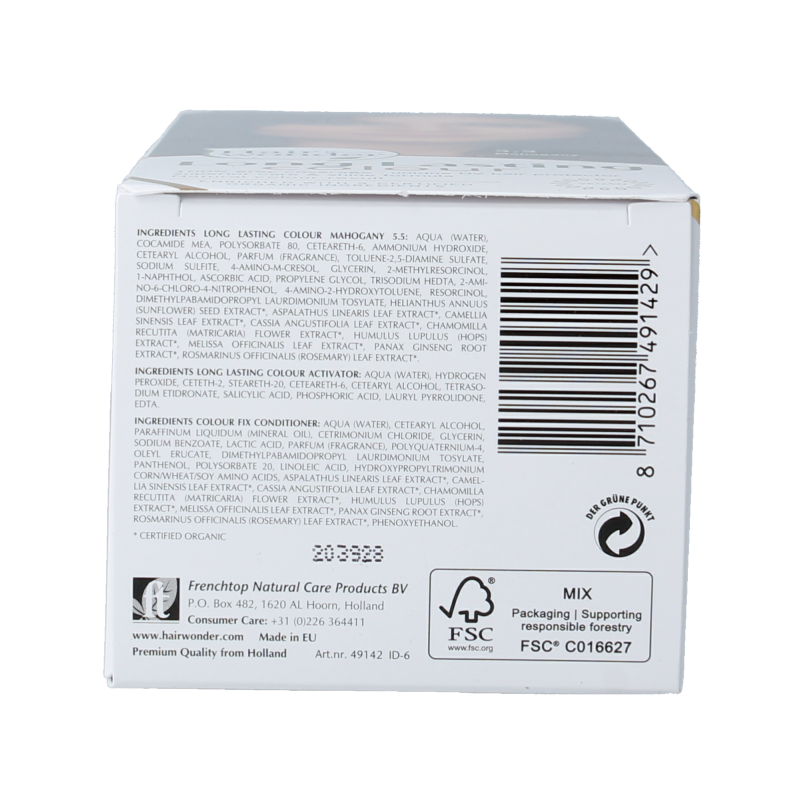 Henna Plus Long lasting colour 5.5 mahogany 100 Milliliter