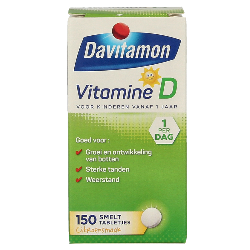 Davitamon Vitamine D kind smelttablet 150 Tabletten