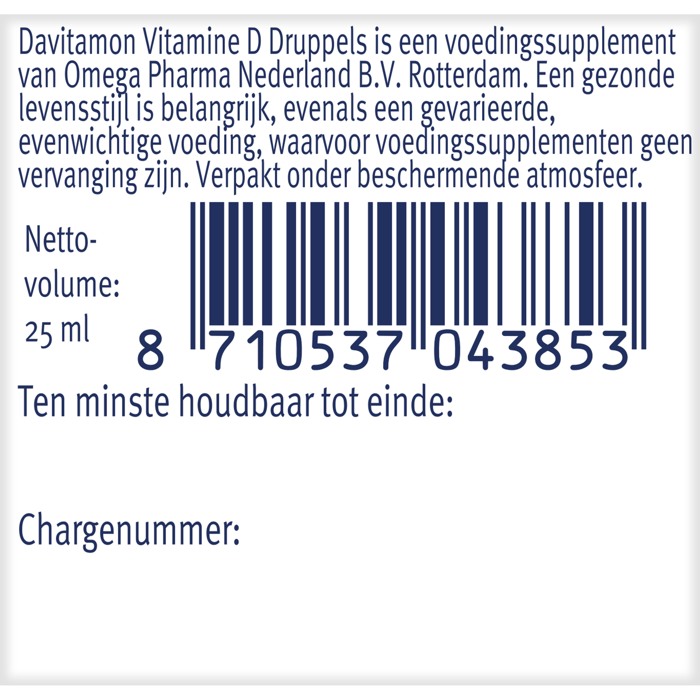 Davitamon Vitamine D druppels 25 Milliliter