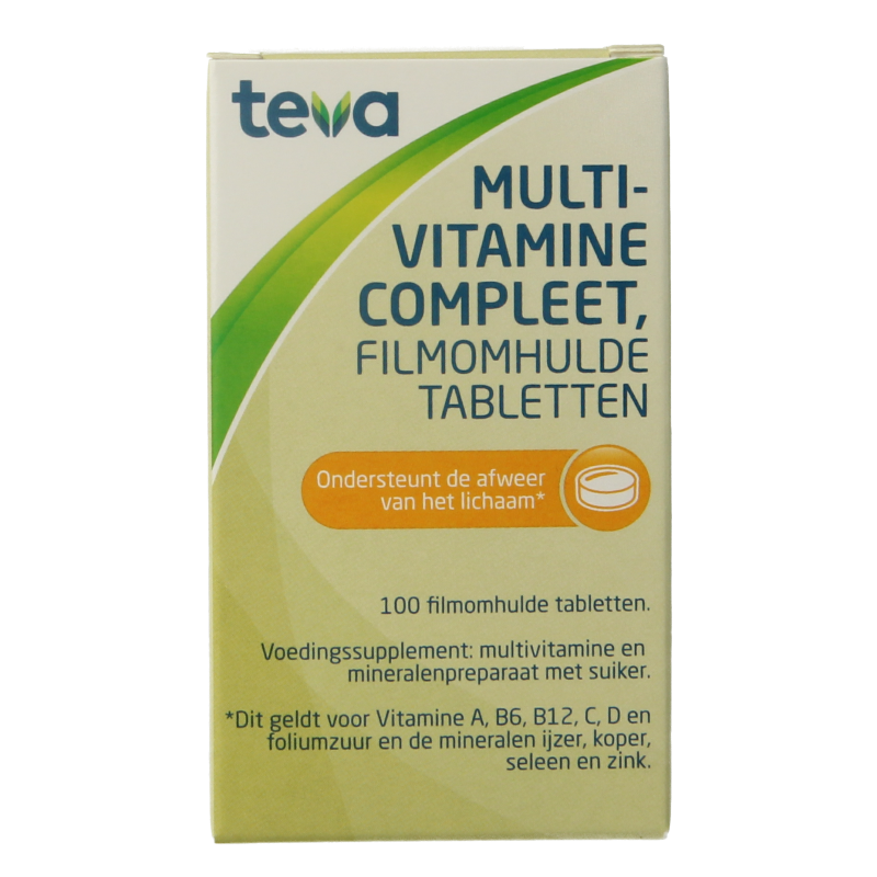 Teva Multivitamine compleet 100 Tabletten