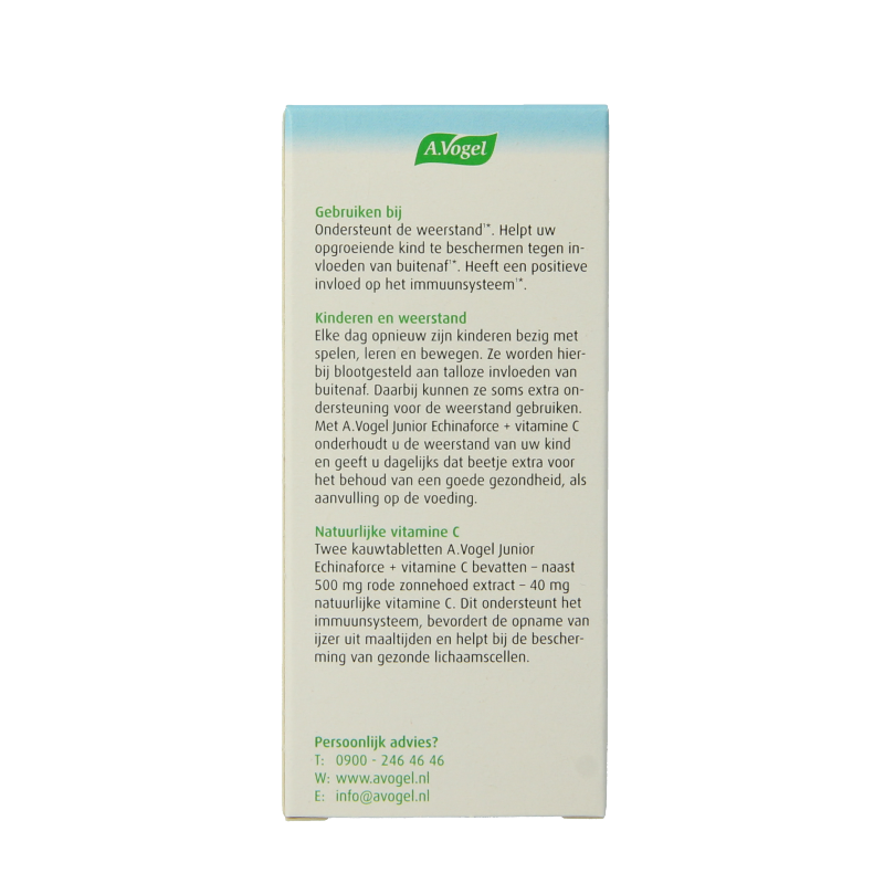 A Vogel Echinaforce junior & vitamine C 80 Kauwtabletten