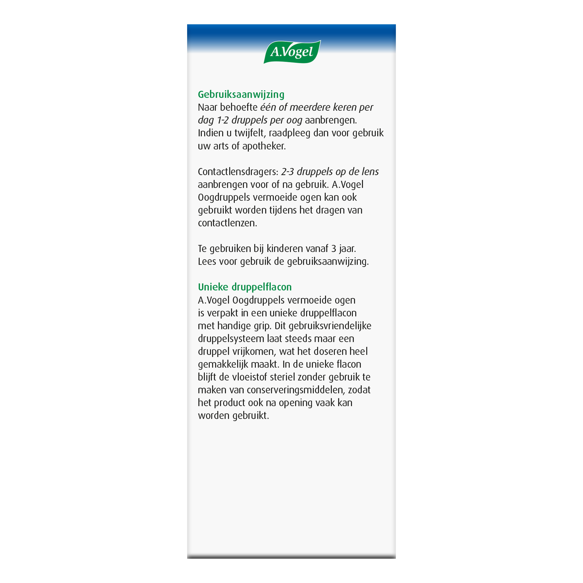 A Vogel Oogdruppels vermoeide ogen 10 Milliliter