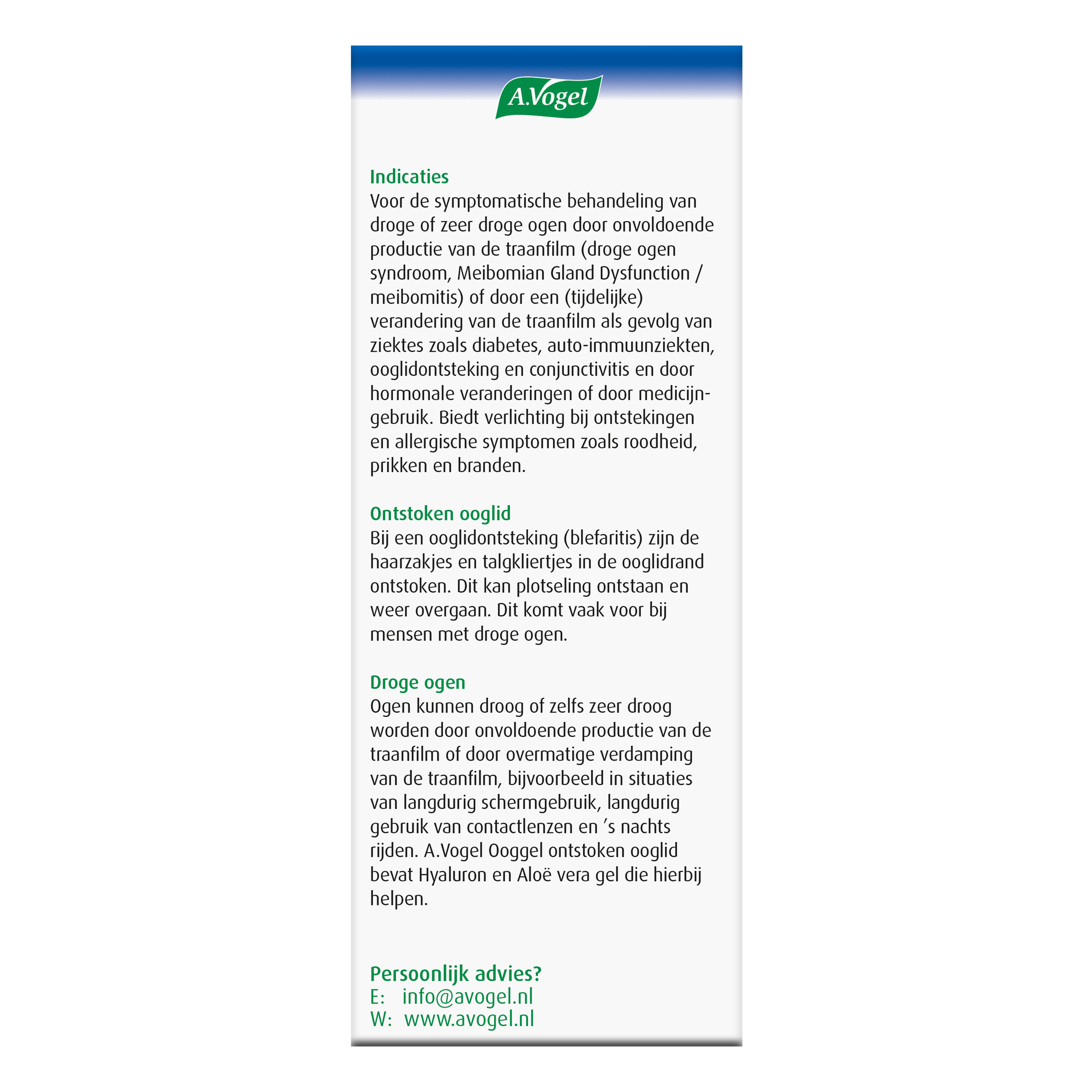 A Vogel Ooggel ontstoken ooglid 10 Milliliter