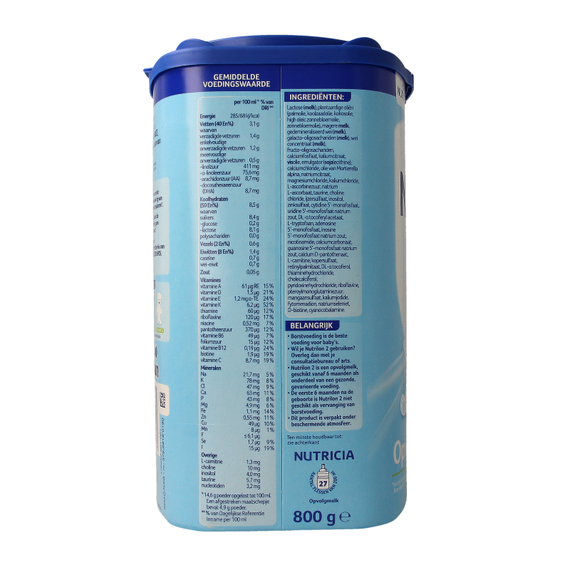 Nutrilon Standaard 2 opvolgmelk 800 Gram