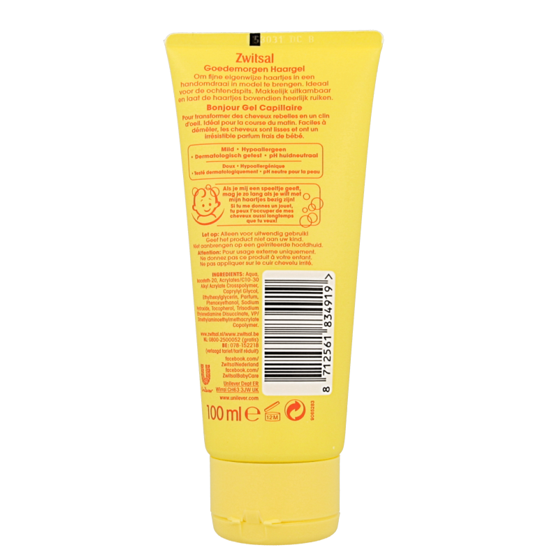 Zwitsal Goedemorgen haargel 100 Milliliter