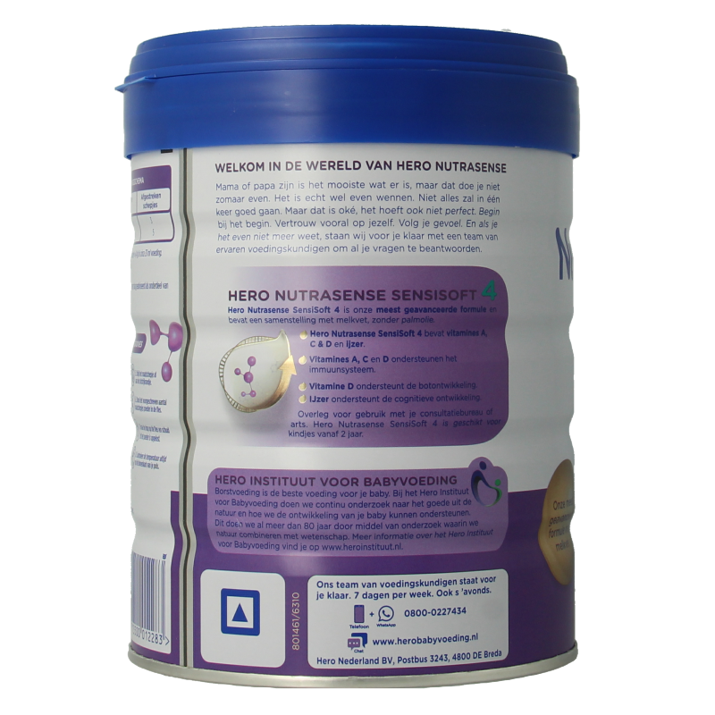 Hero Nutrasense peutermelk 4 (1+jr) 700 Gram