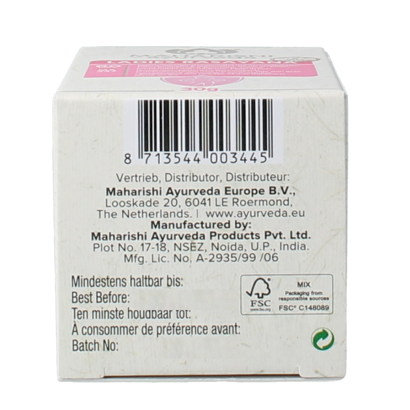 Maharishi Ayurv Vrouwen rasayana 60 Tabletten