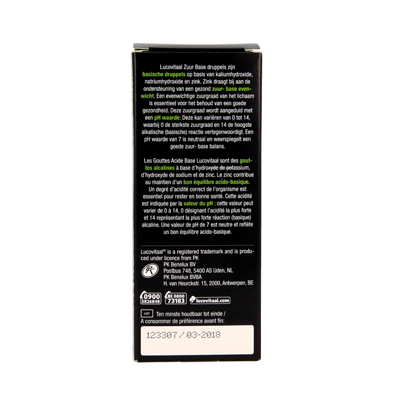 Lucovitaal Zuurbase druppels 30 Milliliter