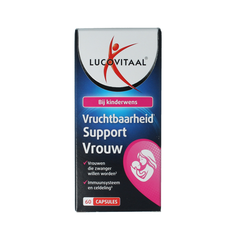 Lucovitaal Vruchtbaarheid support vrouw 60 Capsules
