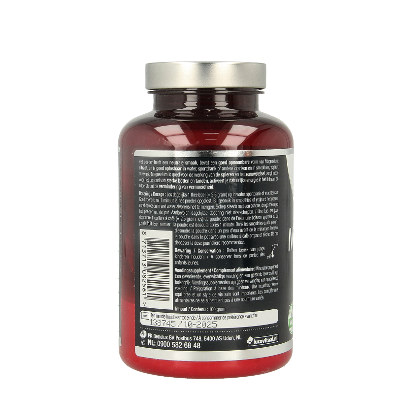 Lucovitaal Magnesium citraat 400mg poeder 100 Gram