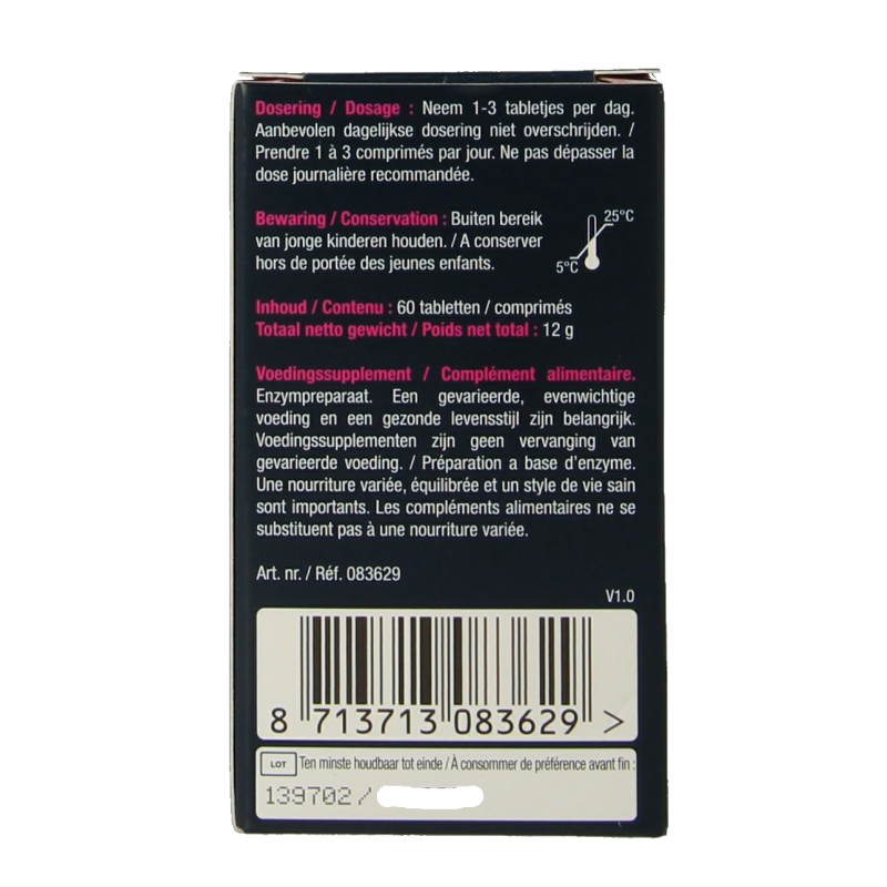 Lucovitaal Lactase 7000 FCC 60 Tabletten