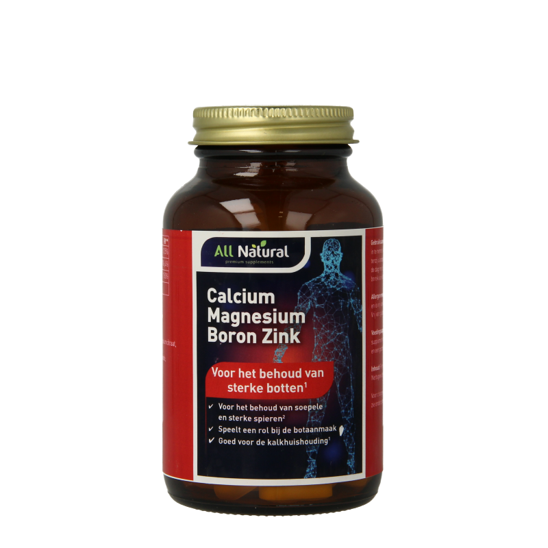 All Natural Calcium magnesium boron zink 90 Tabletten