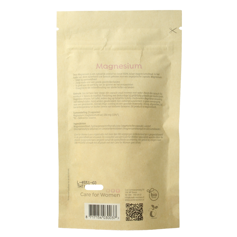 Care For Women Magnesium 60 Capsules