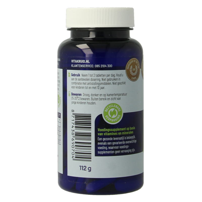 Vitakruid Osta K2 & D3 algae 90 Tabletten