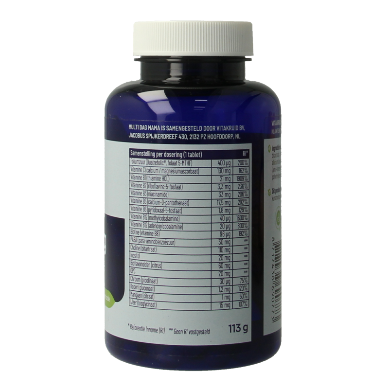 Vitakruid Multi dag mama 90 Tabletten