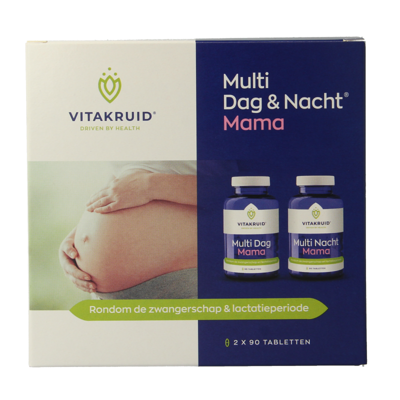 Vitakruid Multi dag & nacht mama 2 x 90 tabletten 180 Tabletten