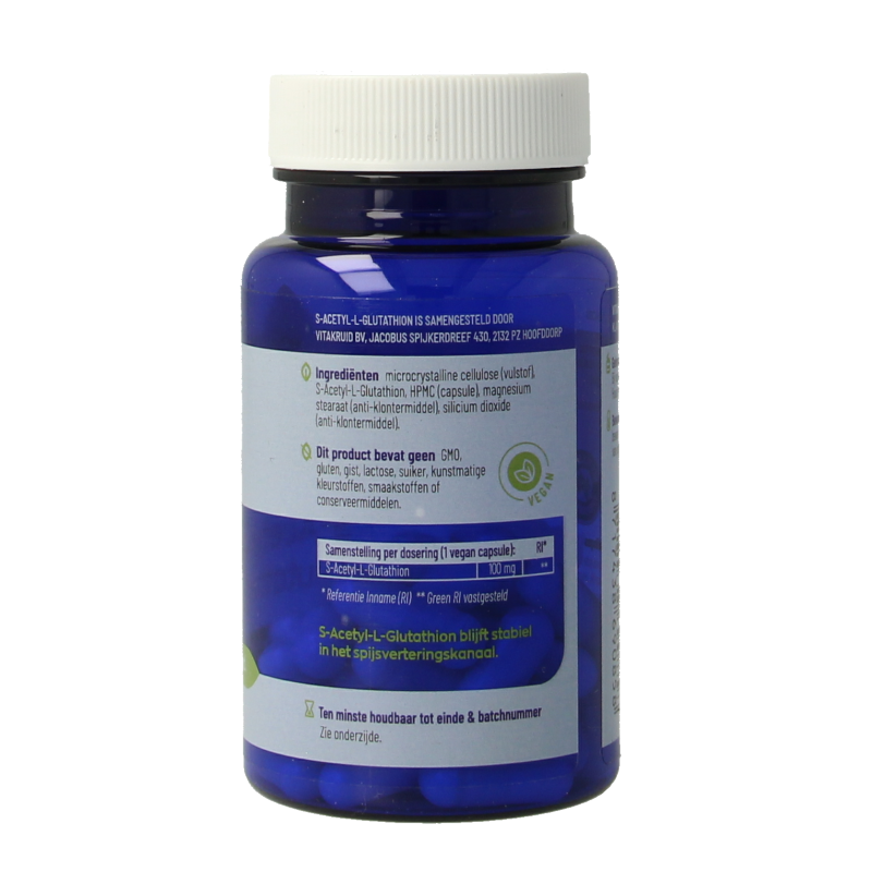 Vitakruid S-Acetyl-L-Glutathion 30 Vegetarische capsules
