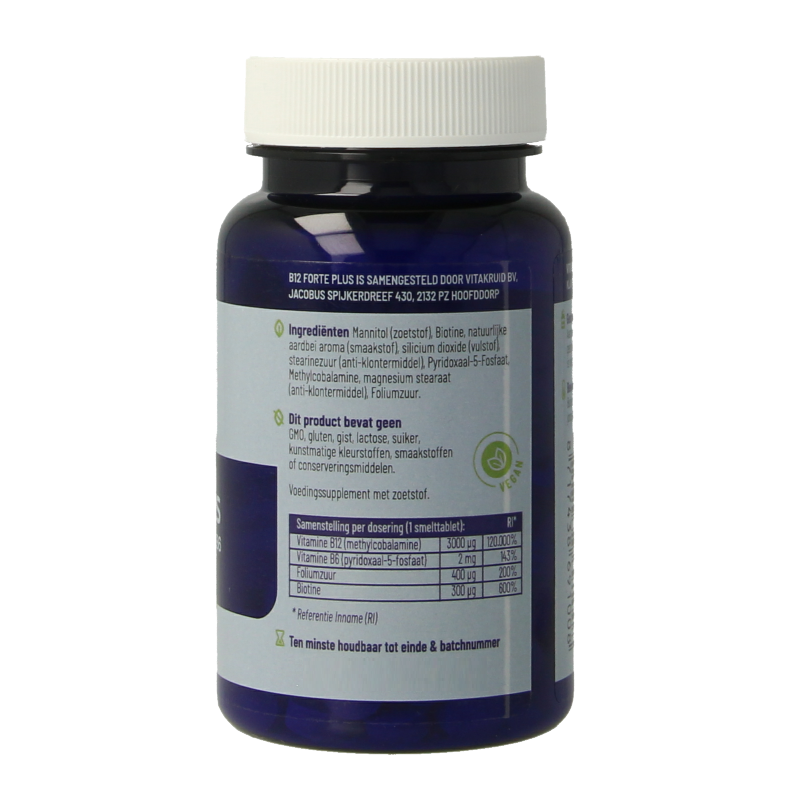 Vitakruid B12 Forte plus met P-5-P 60 Smelttabletten