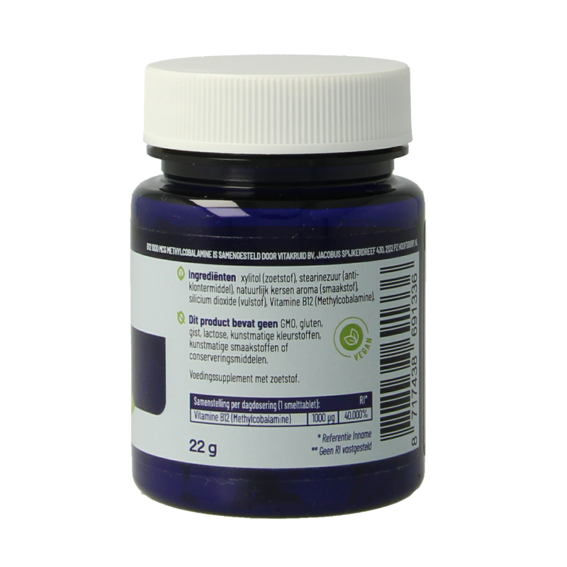 Vitakruid B12 1000 mcg methylcobalamine 90 Smelttabletten
