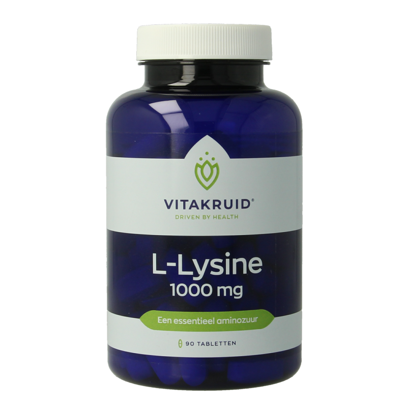 Vitakruid L-Lysine 1000mg met vitamine C 90 Tabletten